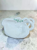 Belleek Irish Harp Butter Plate