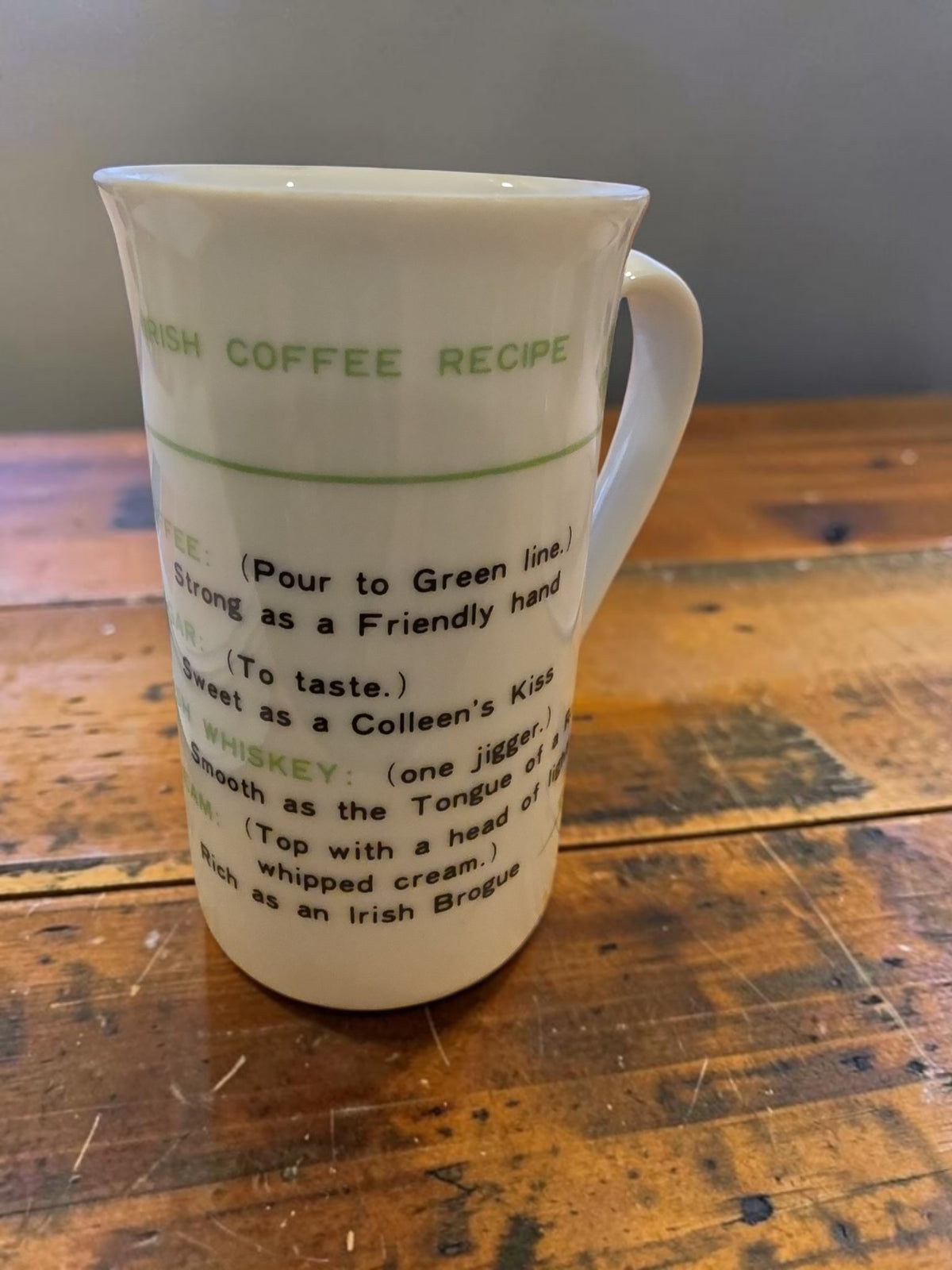 Leprechaun Irish Coffee Mug