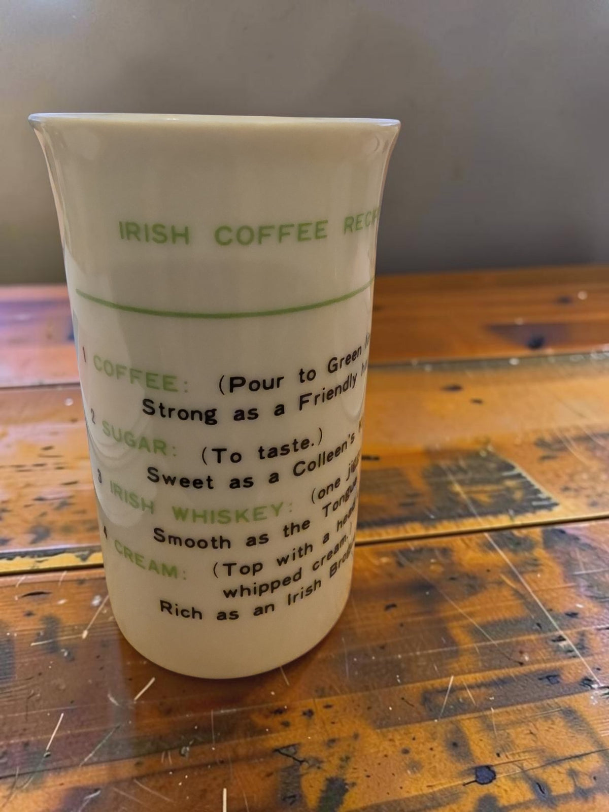 Leprechaun Irish Coffee Mug