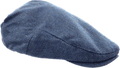 Gents Herringbone Tweed Flat Cap