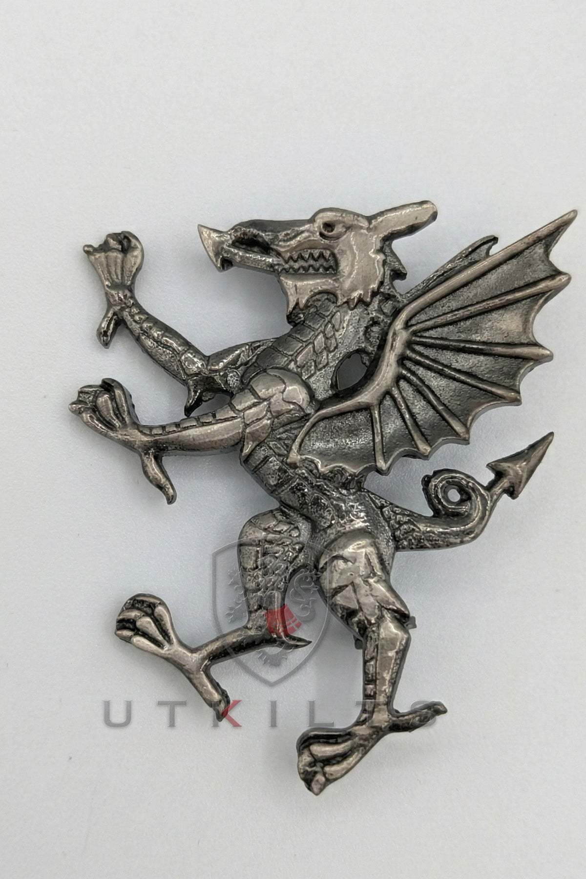 Kilt Pin – Heritage, Rampant Welsh Dragon