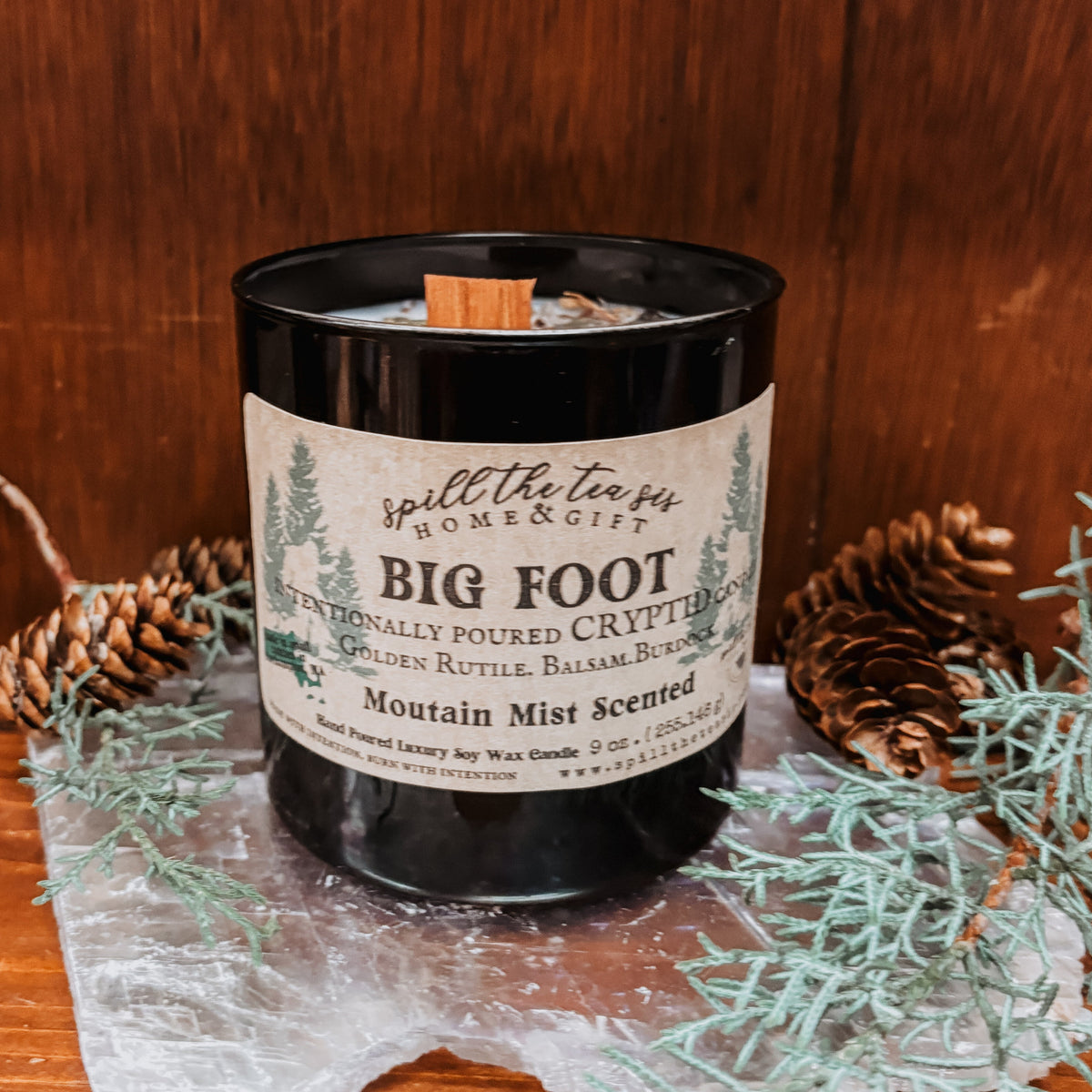 Bigfoot Intention Candle | Adventure, Wilderness & Untamed Spirit