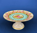 Vintage Fragonard Porcelain Footed Cake Stand, Bavaria OTCO, Collectible