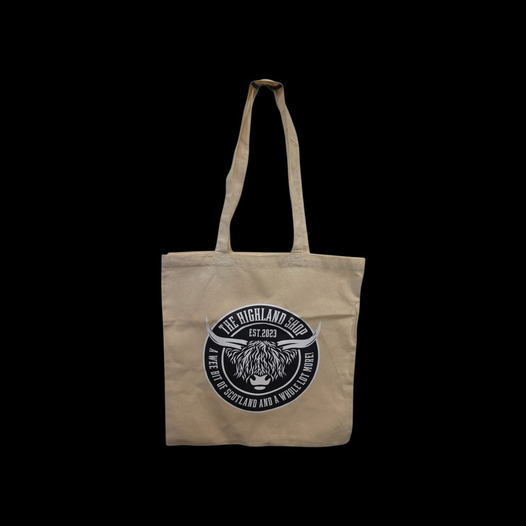 The Highland Shop Tote Bag | Canvas Shopping Tote