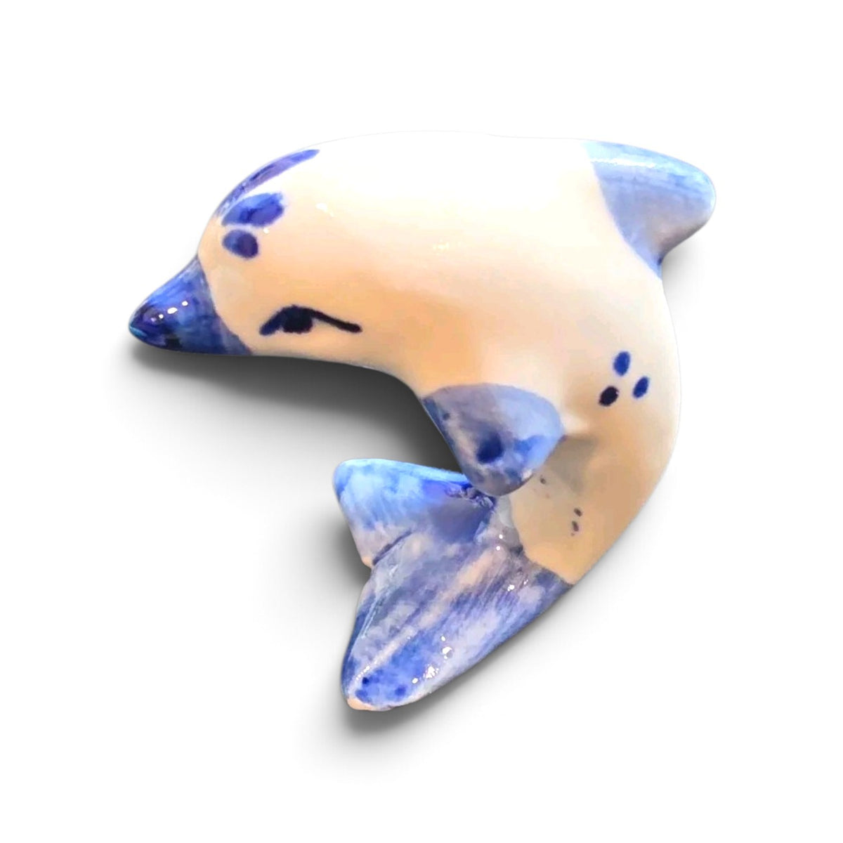 Delft Blue Hand-painted Miniature Dolphin
