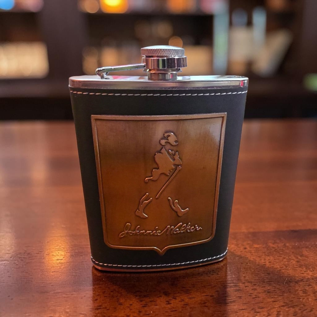 Johnny Walker 8oz Stainless Steel Flask