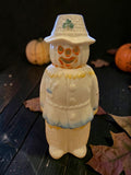 Belleek Scarecrow Votive Candle Holder – Irish Fall Figurine