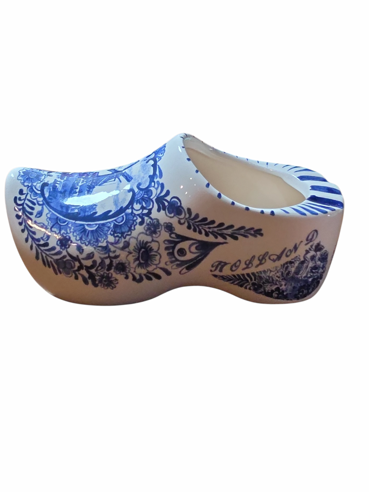 Holland Handmade Delft Blue Clog Ashtray