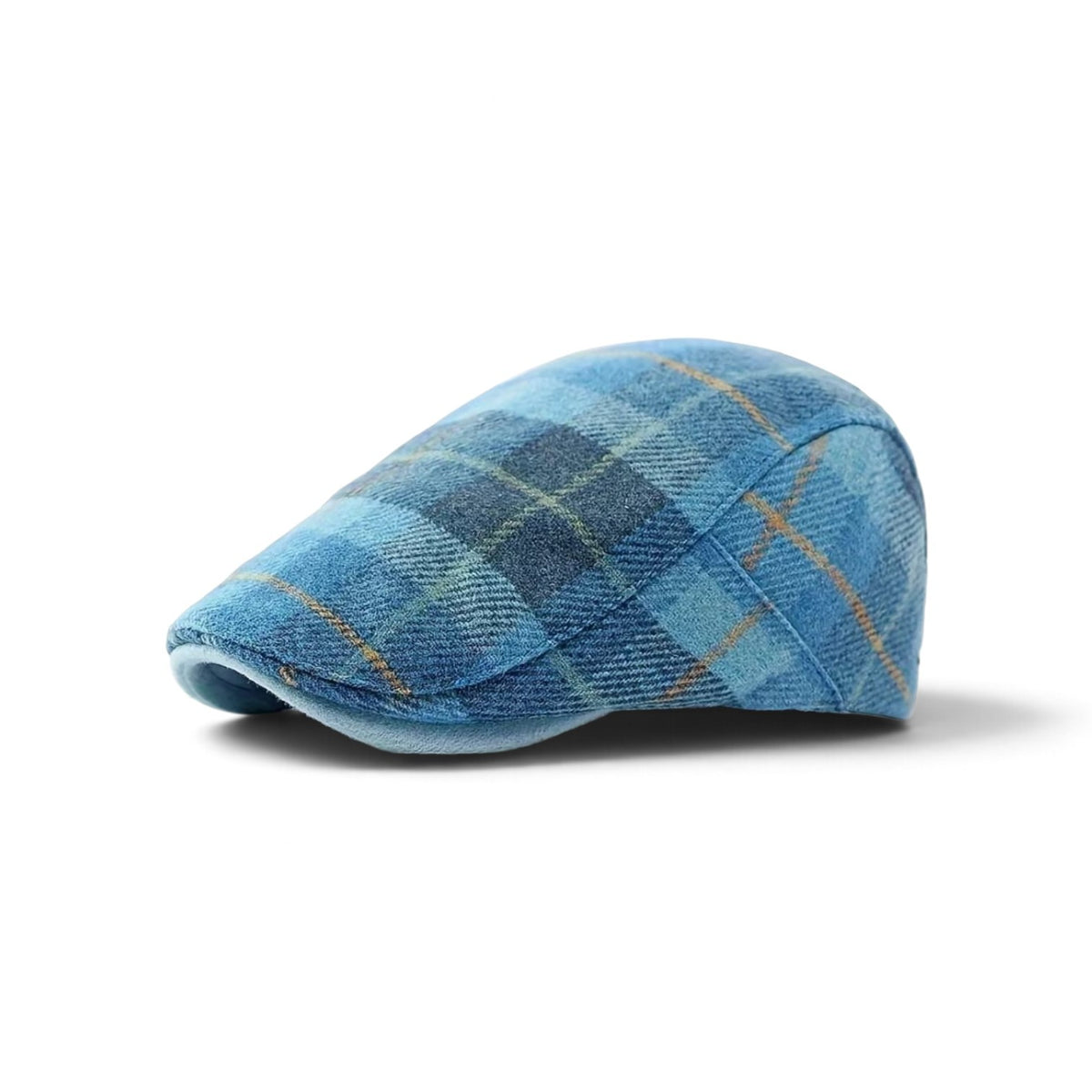 Classic Plaid Flat Cap