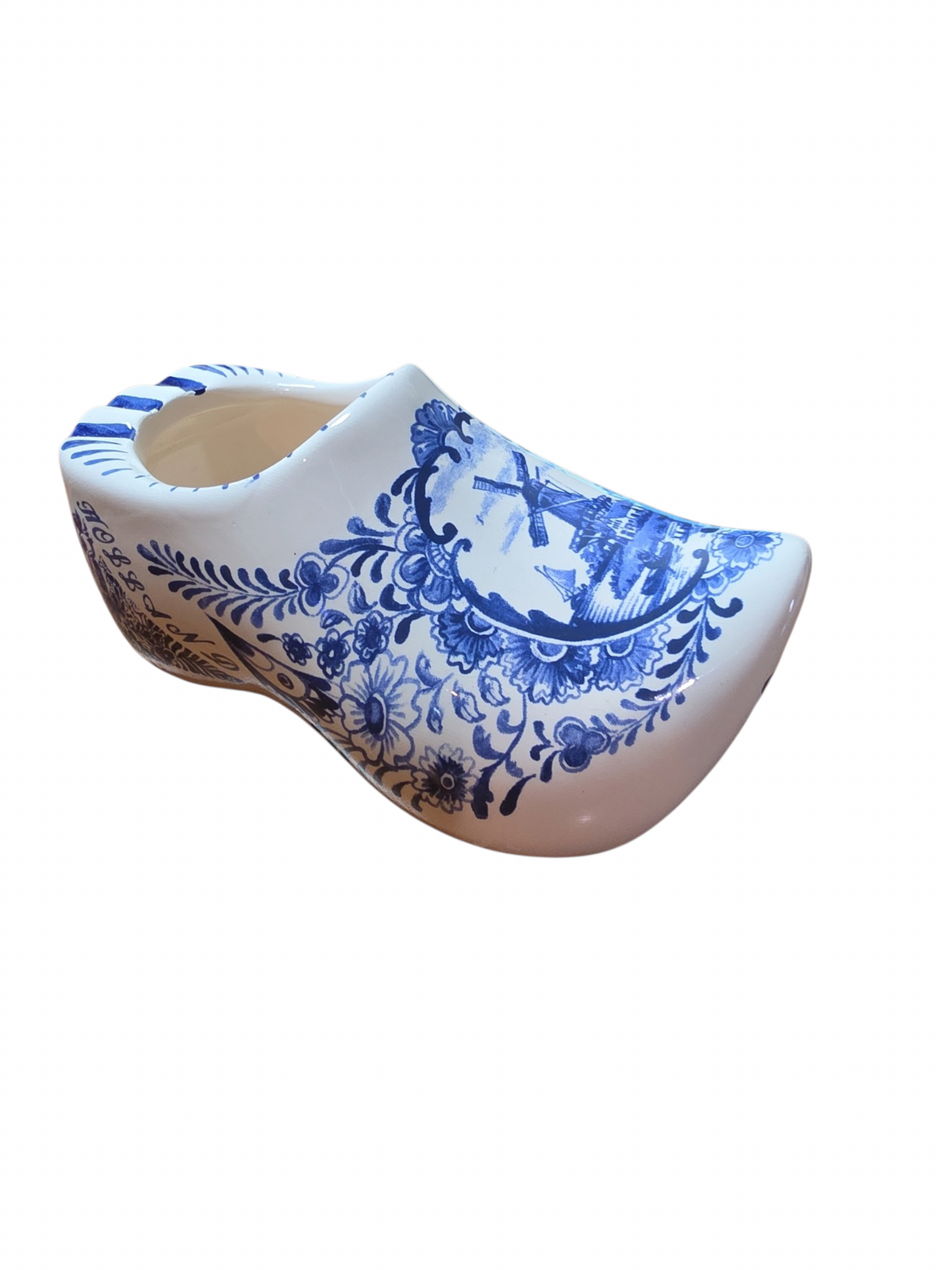 Holland Handmade Delft Blue Clog Ashtray