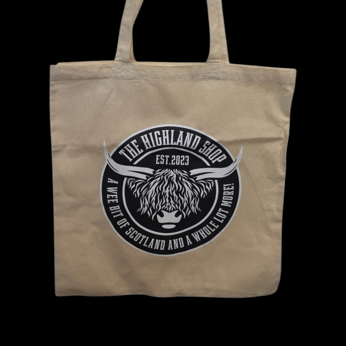The Highland Shop Tote Bag | Canvas Shopping Tote