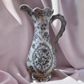 Decorative Floral Ceramic 12" Pitcher