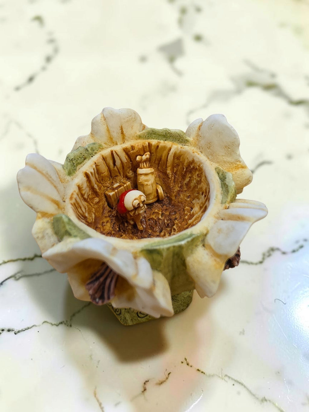 Harmony Garden “Rhododendron” by Harmony Kingdom – 1997 Hand‑Crafted Figurine