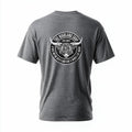 The Highland Shop Exclusive Highland Cow Logo T-Shirt | Scottish Graphic Tee Heather Gray
