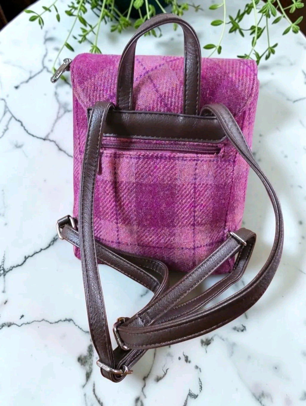 Glen Appin of Scotland Harris Tweed Mini Backpack - Gently Used